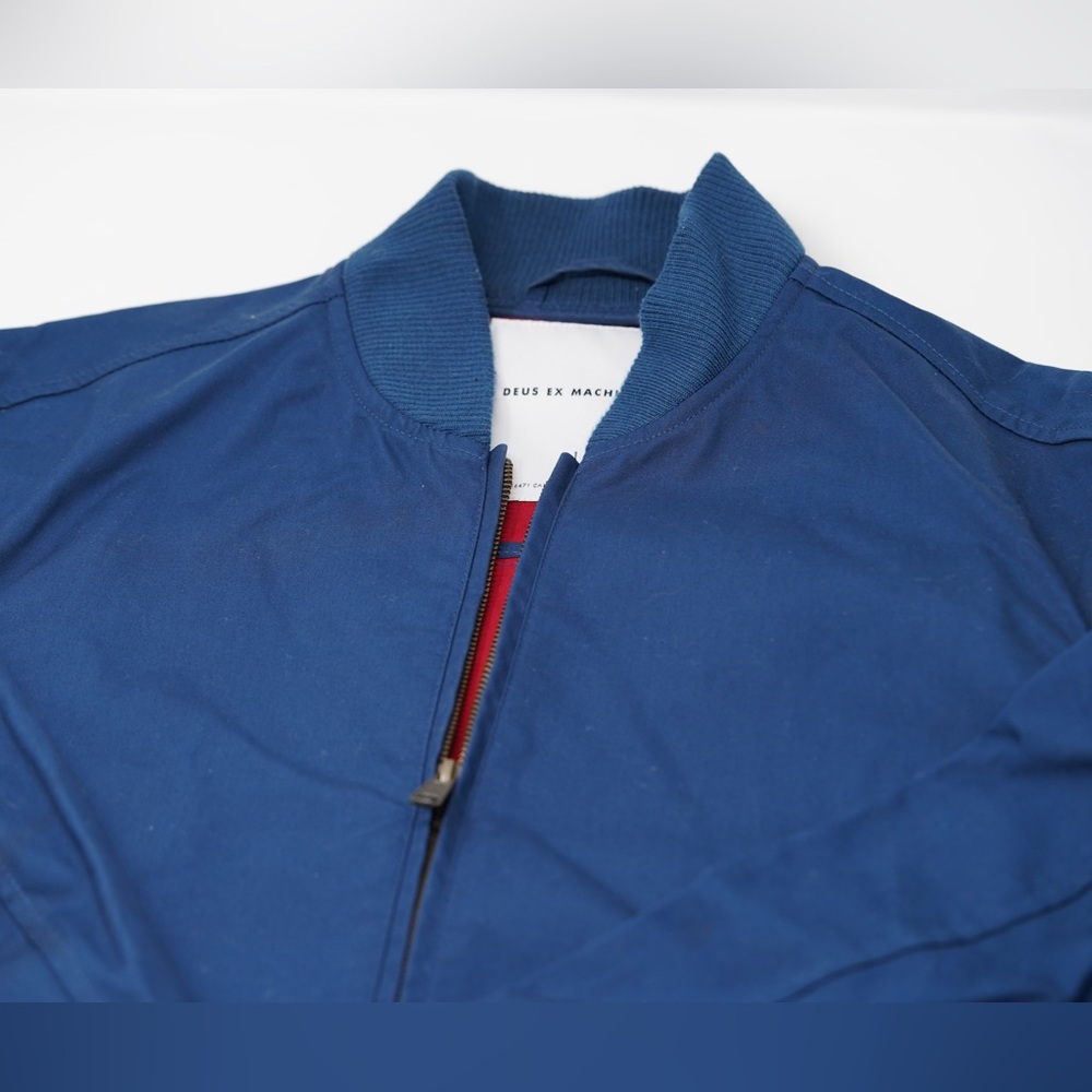 Deus Ex Machina Garth Bomber Jacket, Blue, XL